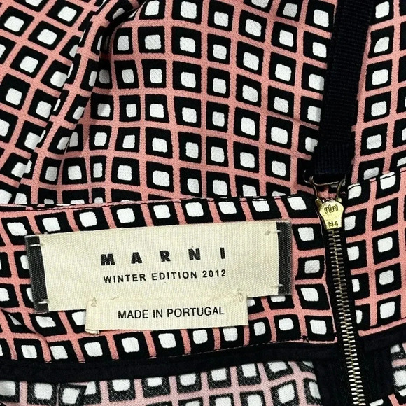 Marni Half Pleated Skirt Size 44 - Picture 2 of 9